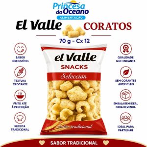Snacks Coratos El Valle 70grs cx12