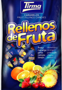 Rebuçados Tirma Recheio Frutas 150g