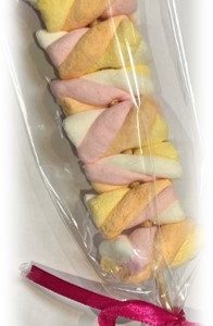Espetada Marshmallow Tacos Rosa