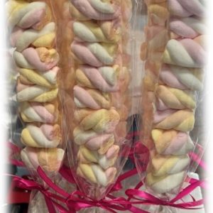 Espetada Marshmallow Rosa