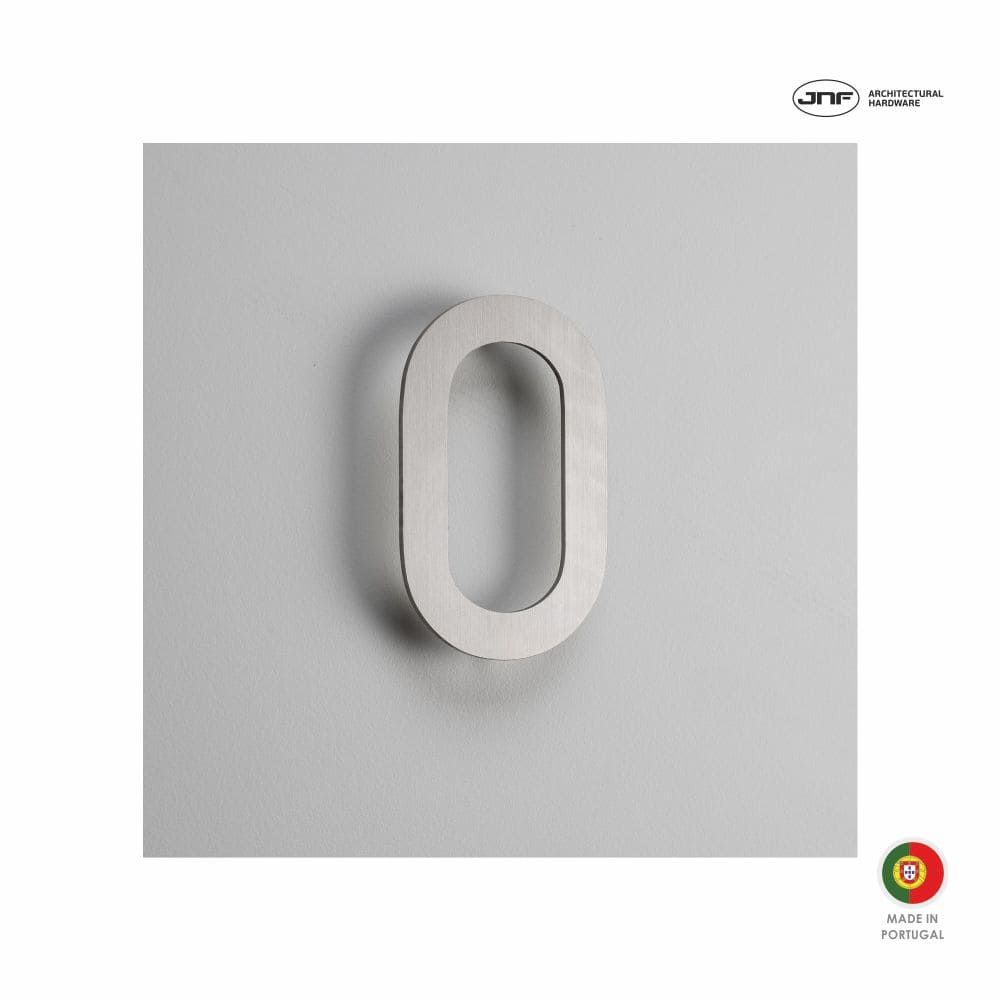 Algarismo/Número Porta 1 Fixação Oculta Aço Inox – 150mm - Image 3
