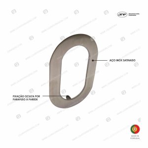 Algarismo/Número Porta 0 Fixação Oculta Aço Inox