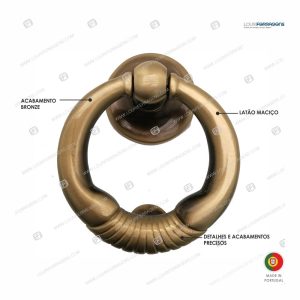 Batente Porta 634 Latão Bronze