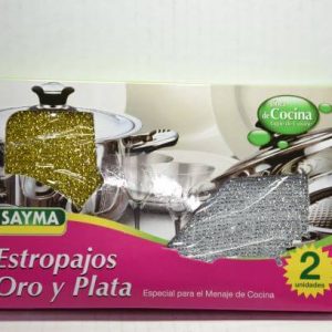 Esfregão Oro e Prata com 2 unid