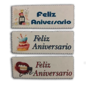 Placas Feliz Aniversário Sortida 5uni