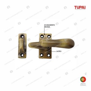 Fecho Sobrepor Janela 637 Latão Bronze