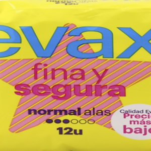 Pensos Higienicos Fina Segura Evax Normal c/alas – 12 Unid