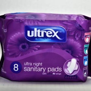 Pensos Higienicos Ultra Night Ultrex 8 Unid