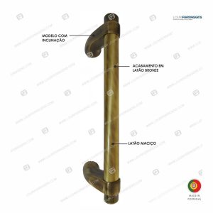 Puxador/Asa Porta Inclinada 2755 Bronze