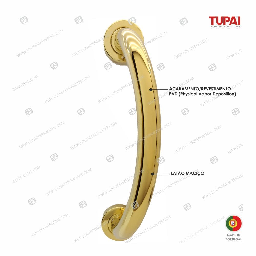 Puxador/Asa Porta Clássica 766 PVD – Polido Brilhante - Image 2
