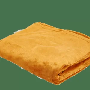 Best CASA FLANELLA Manta Amarelo Escuro