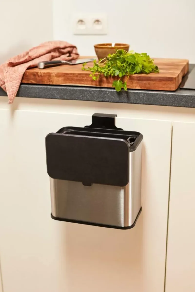 Sale CASA KITCHEN Caixote De Lixo Armário 5L Aço Inoxidável - Image 2