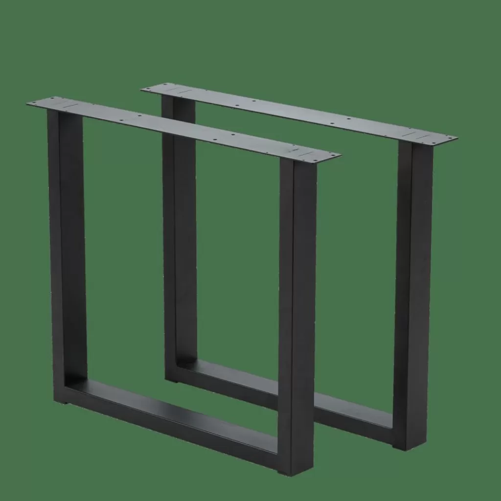 Online CASA NEW OAK Mesa De Jantar Com Pernas Em U De Metal - Image 4